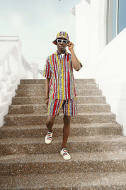 Bamboozle African Print Short Sleeve Shirt