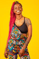 Be Rave African Print Festival Dungarees