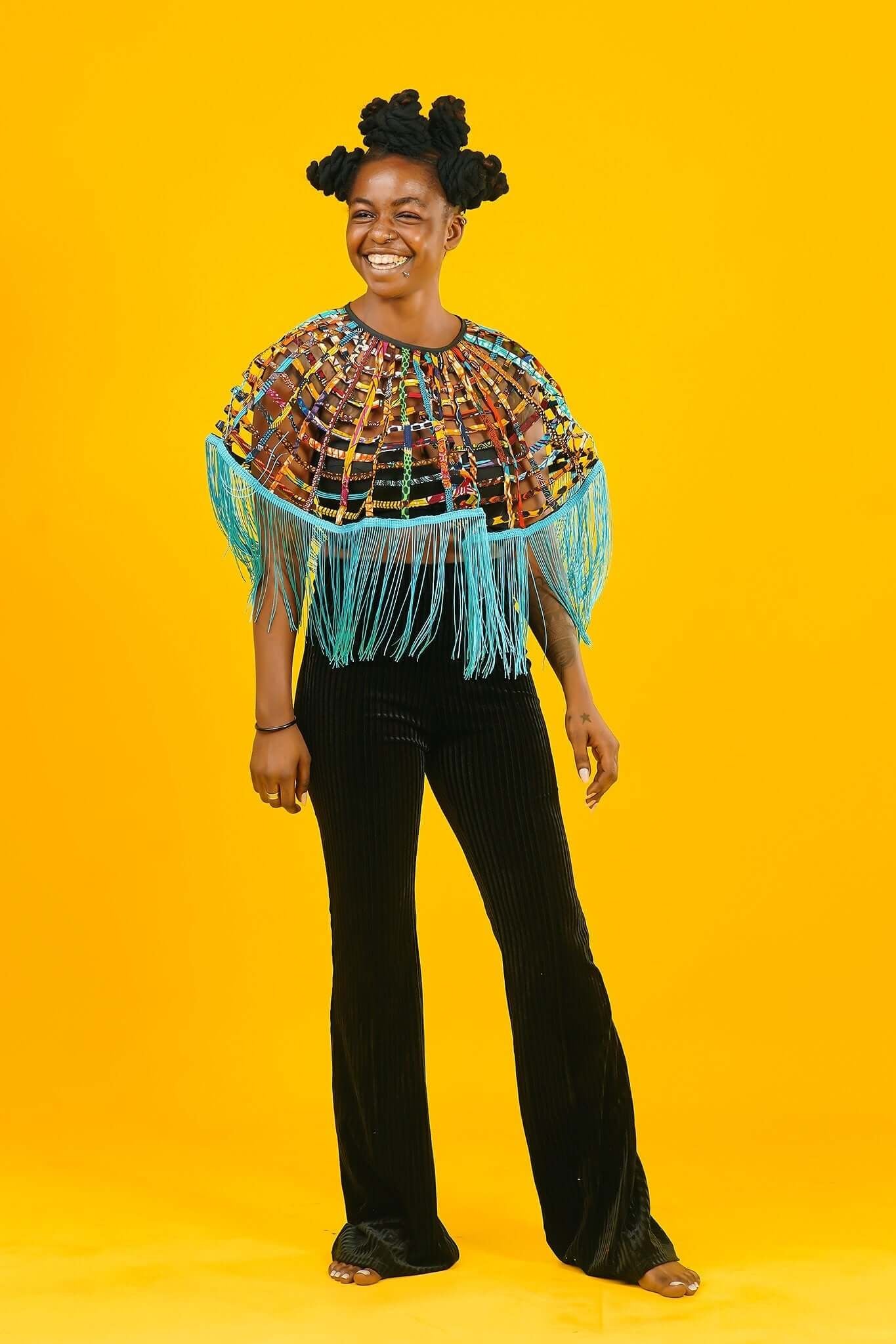 Blue Tassel Festival Cape