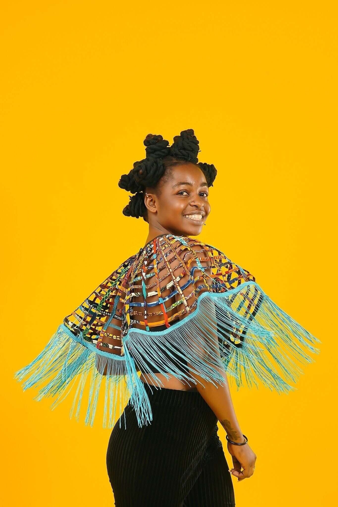 Blue Tassel Festival Cape