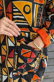 Bolga African Print Oversize Jacket