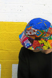 Colour Me Crazy Patchwork African Bucket Hat