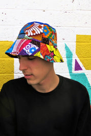Colour Me Crazy Patchwork African Bucket Hat