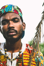 Colour Me Crazy Patchwork African Print T-Shirt