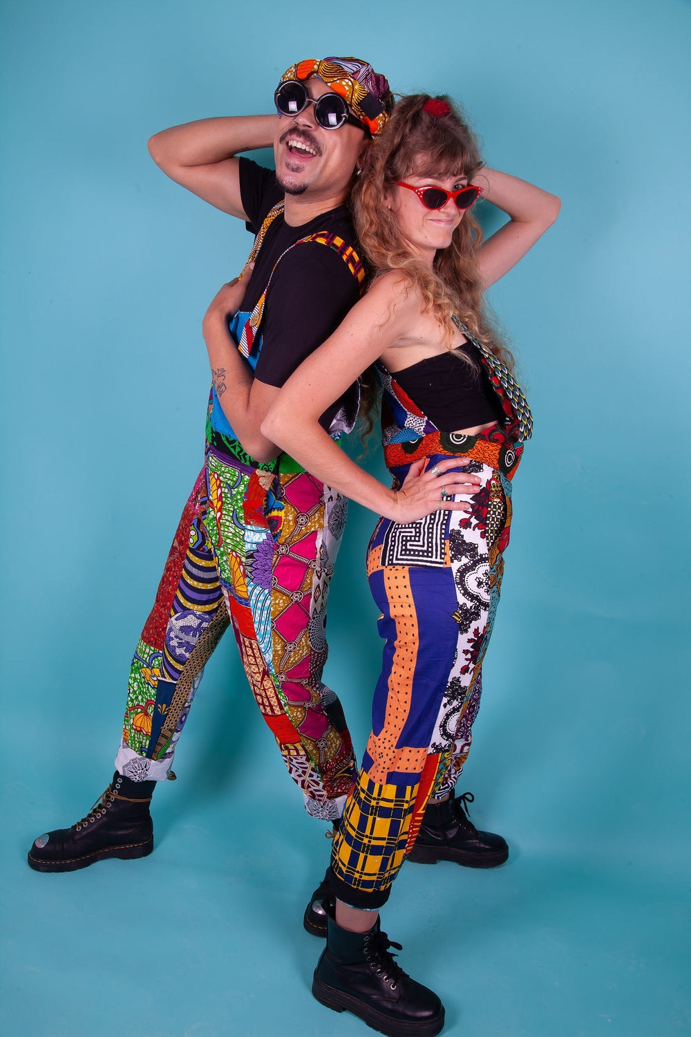 Colour Me Crazy Patchwork Festival Dungarees