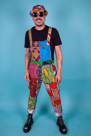 Colour Me Crazy Patchwork Festival Dungarees