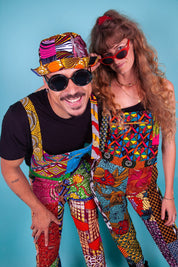 Colour Me Crazy Patchwork Festival Dungarees