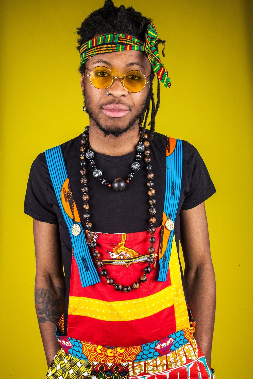 Colour Me Crazy Patchwork Festival Dungarees