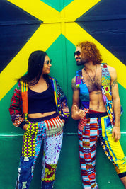 Colour Me Crazy Patchwork Festival Tracksuit Trousers