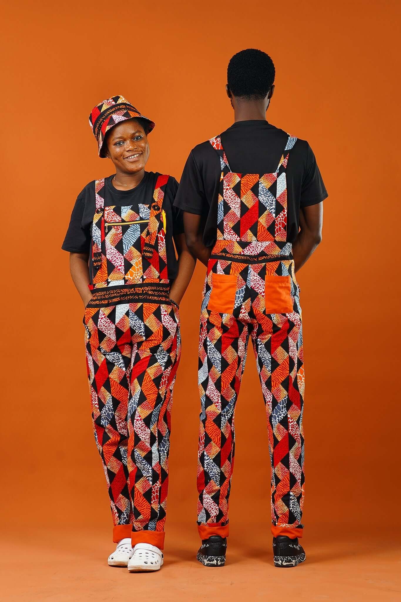 Kokrobite African Print Festival Dungarees