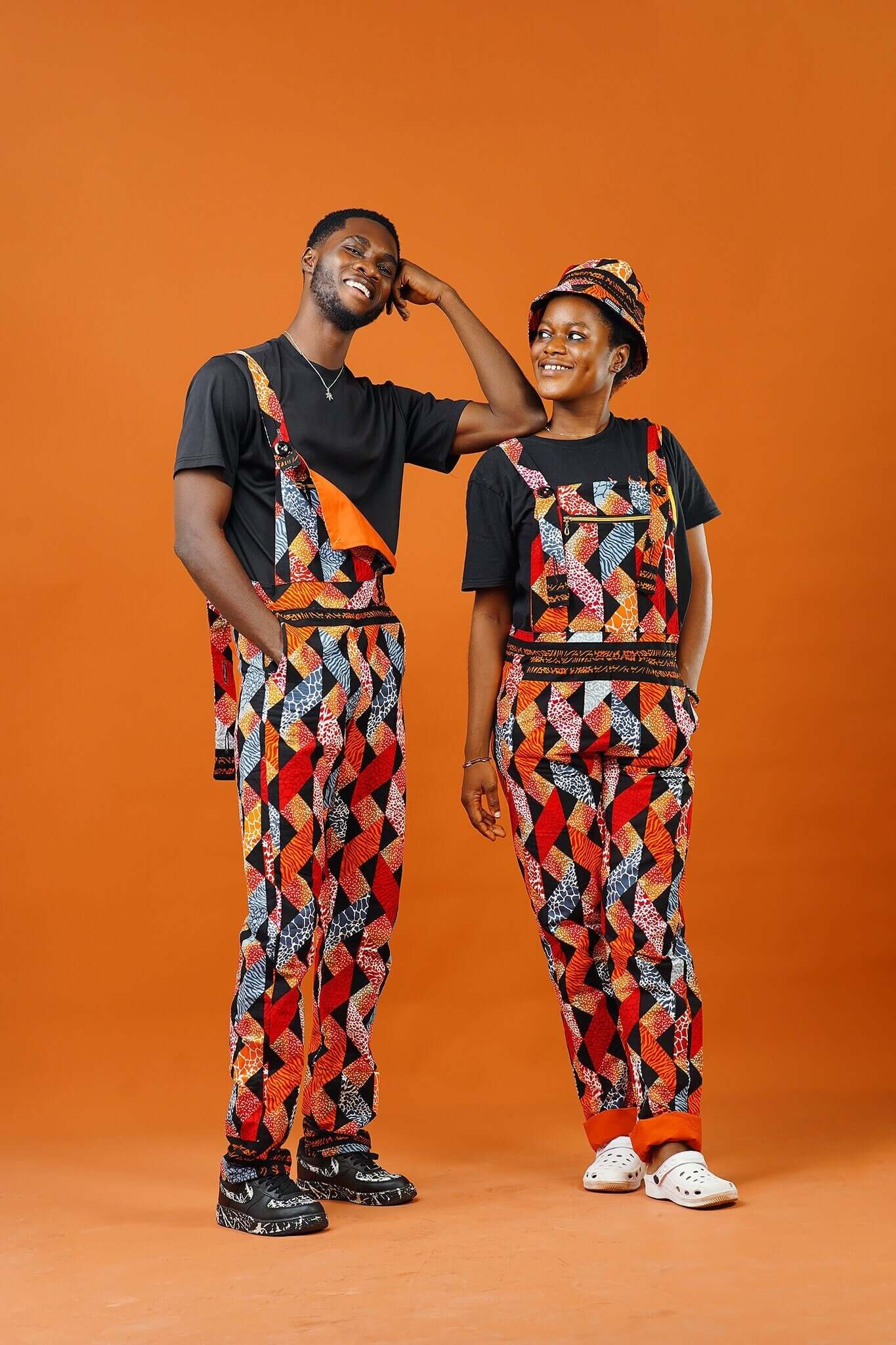 Kokrobite African Print Festival Dungarees
