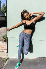 Mosaic Pattern Festival Leggings