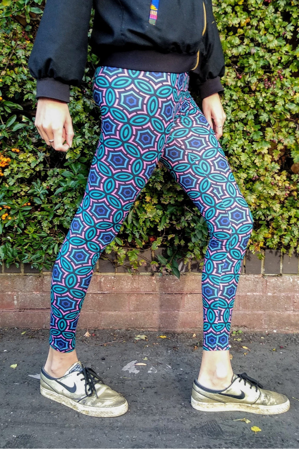 Mosaic Pattern Festival Leggings