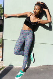 Mosaic Pattern Festival Leggings