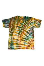 Natural Tie Dye Cotton T-Shirt, Hippie Clothing, Casual Festival Wear, Hippie Shirt, Psychedelic Shirt, Unisex Plus Size, Rave Accessories