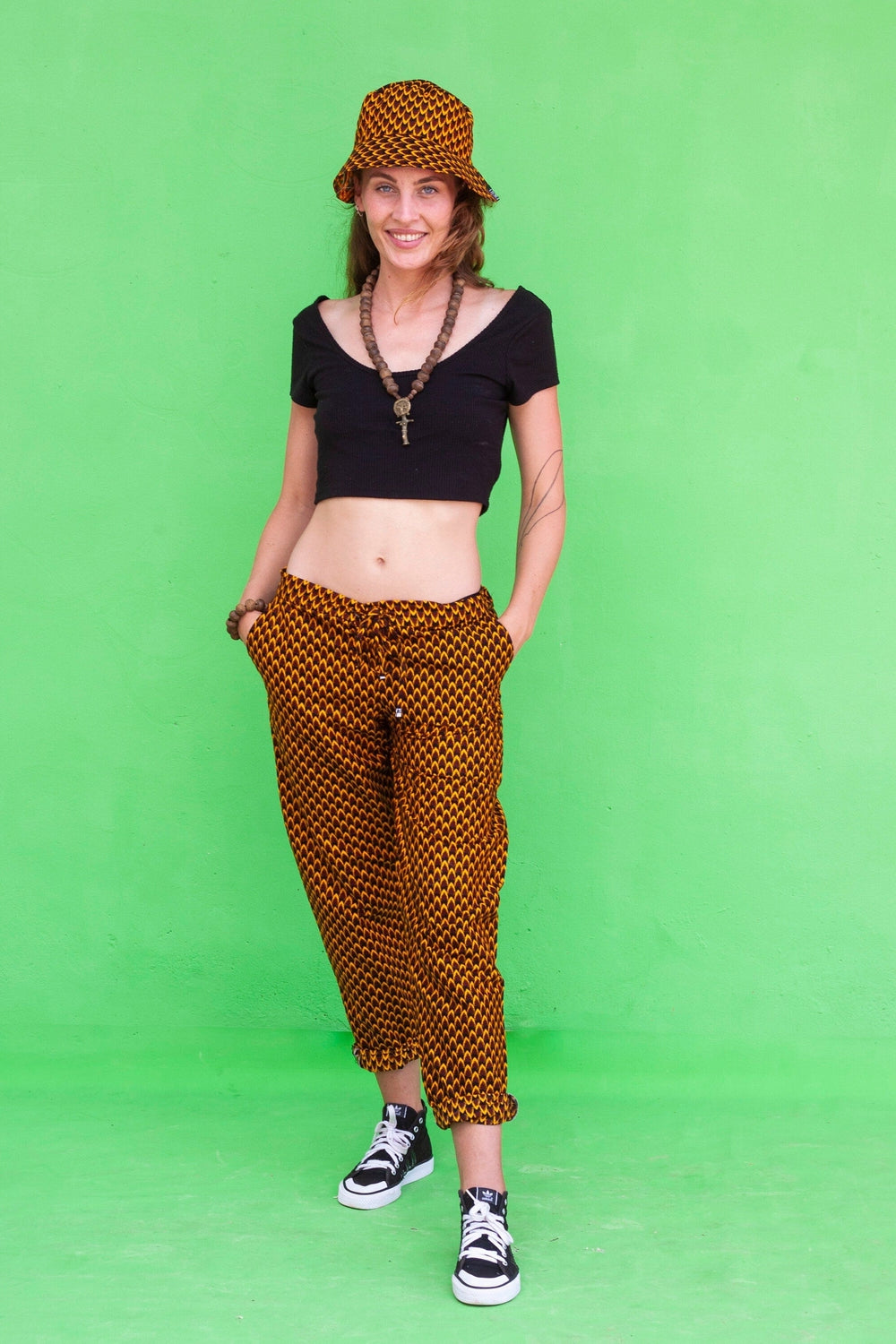 Poppin Panda African Print Trousers