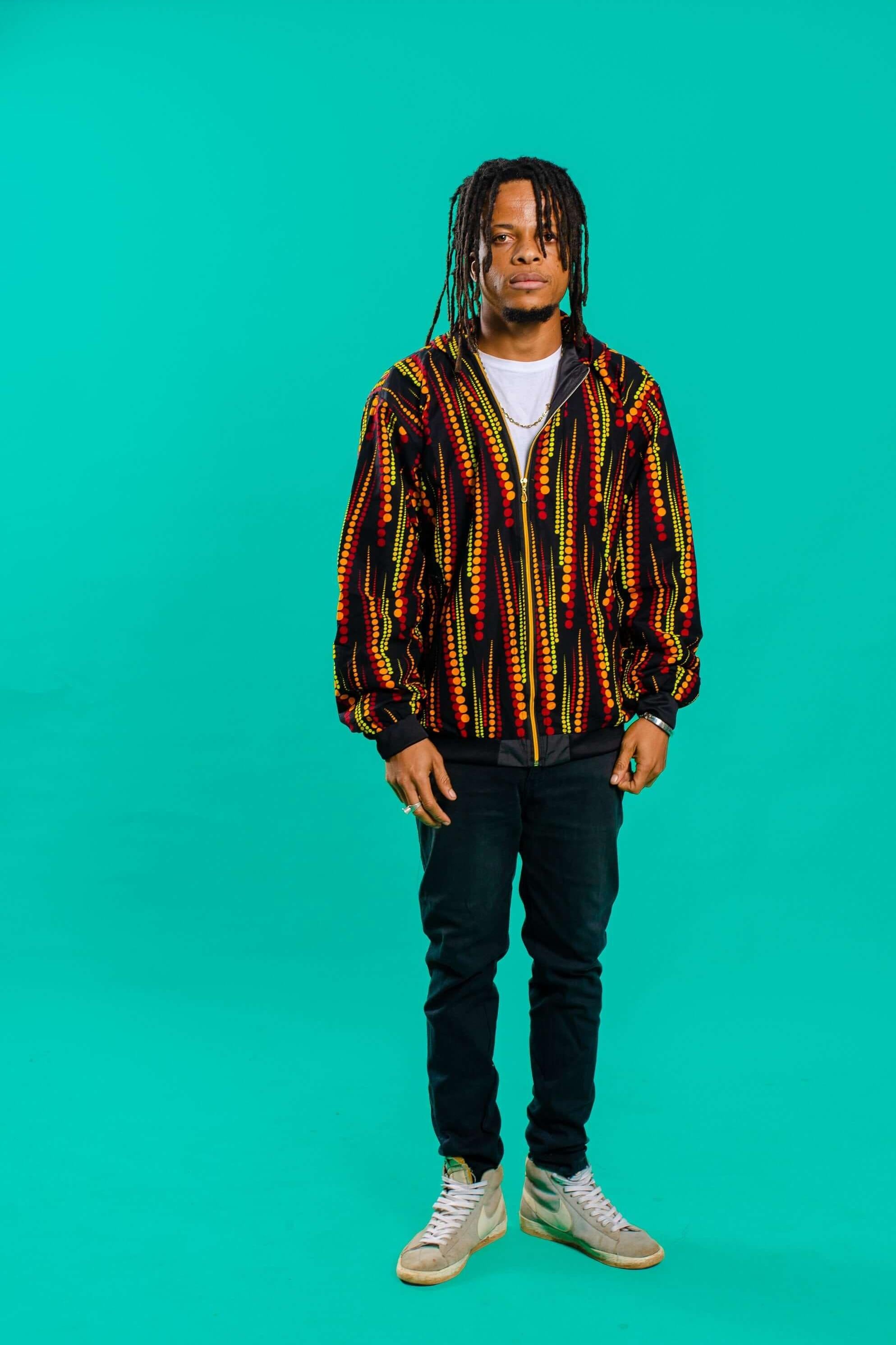 Pattern unisex hoodie