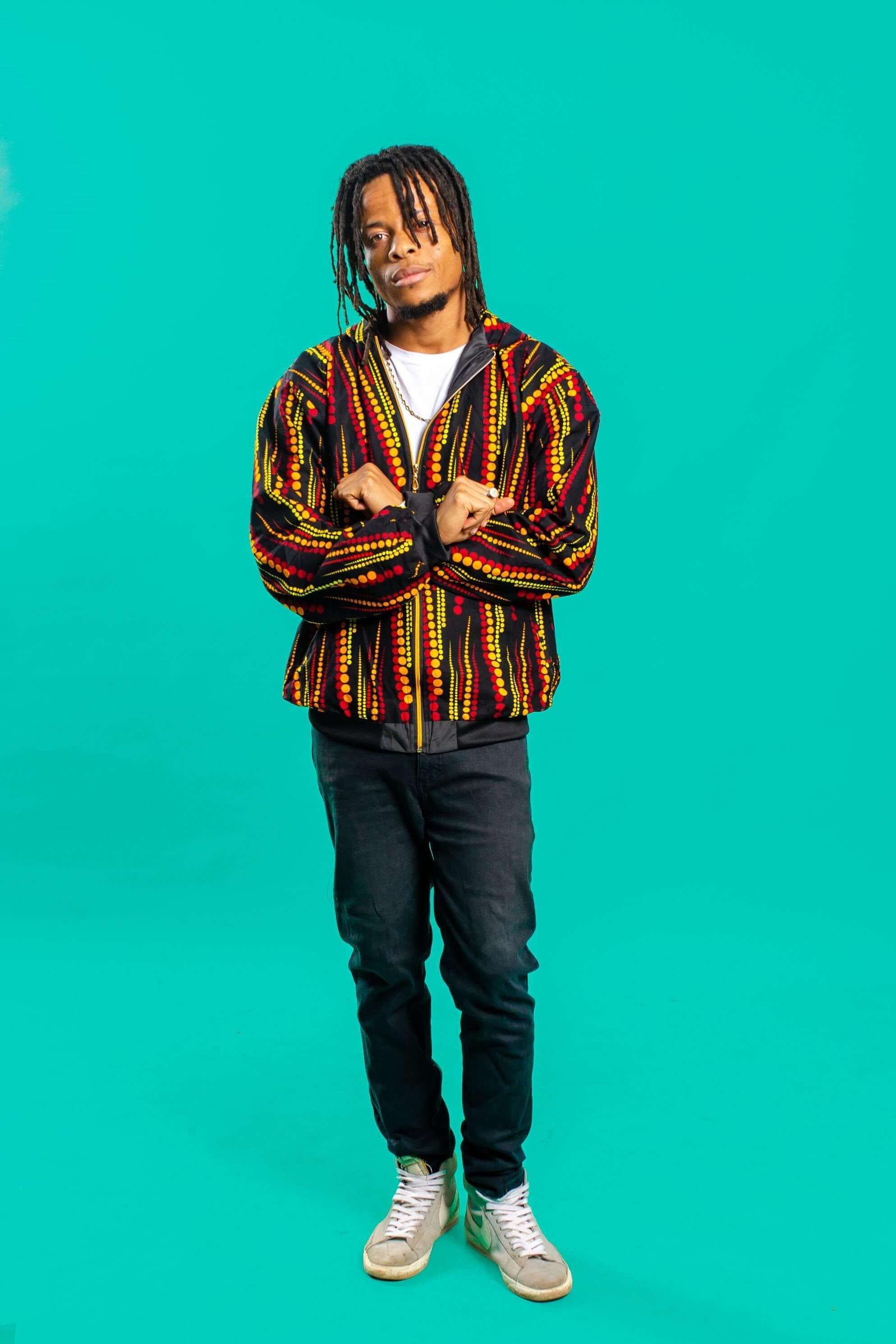 Pattern unisex hoodie