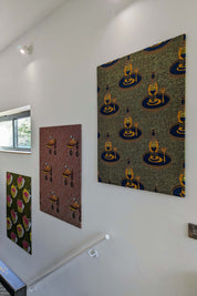 VLISCO Unique Fabric, African Fabric By The Yard, Colourful Fabric, African Wax Print, Dutch Wax, 100% Cotton, Ankara Wall Art, Quilting