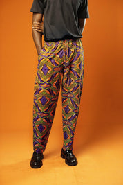 Aboboya Psychedelic African Trousers-Ashanti Empress