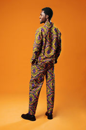 Aboboya Psychedelic African Trousers-Ashanti Empress