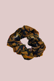 Orange Batik Hair Scrunchie