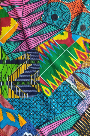 African Print Fabric Offcuts