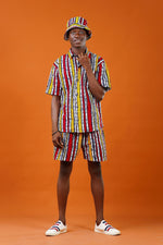 Bamboozle African Print Short Sleeve Shirt