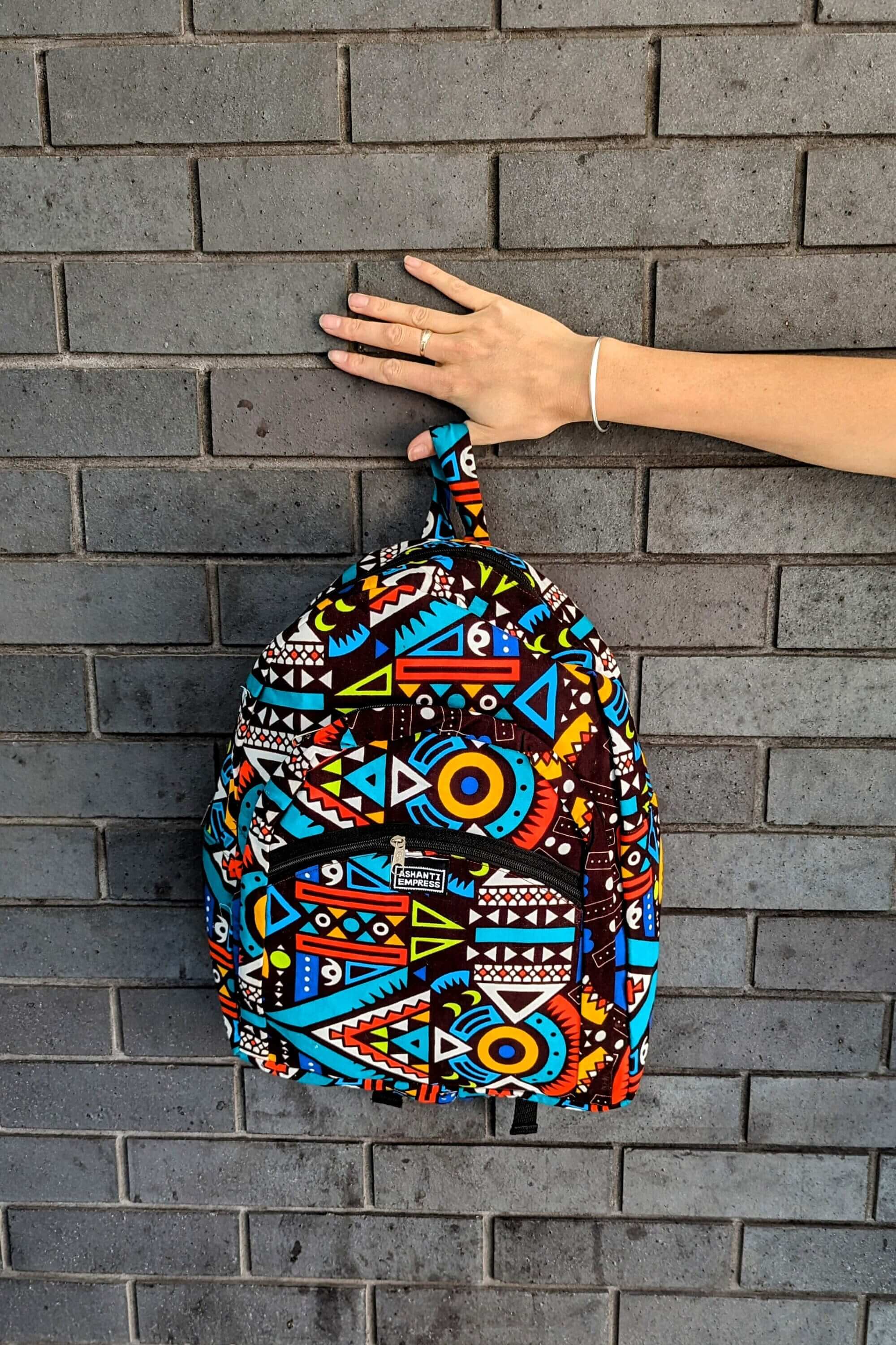 african print mini backpack Backpacks Ankara Delights Kids African Print Backpack