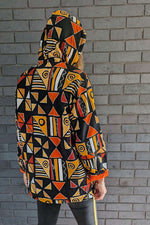 Bolga African Print Oversize Jacket