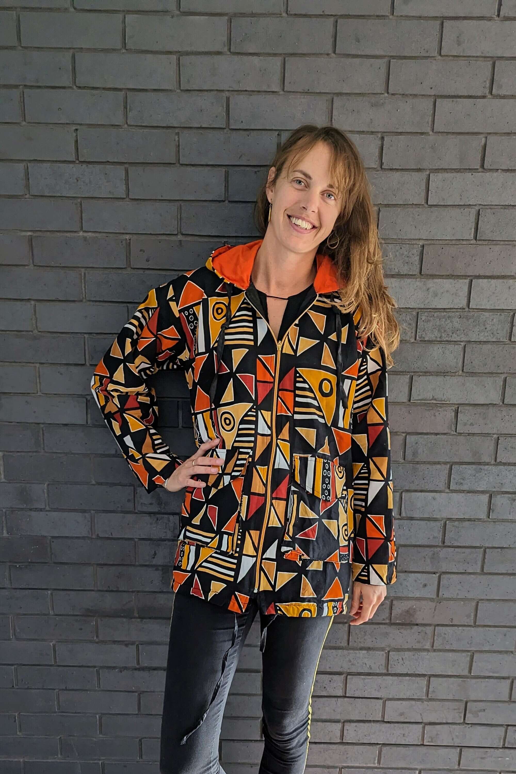 Bolga African Print Oversize Jacket