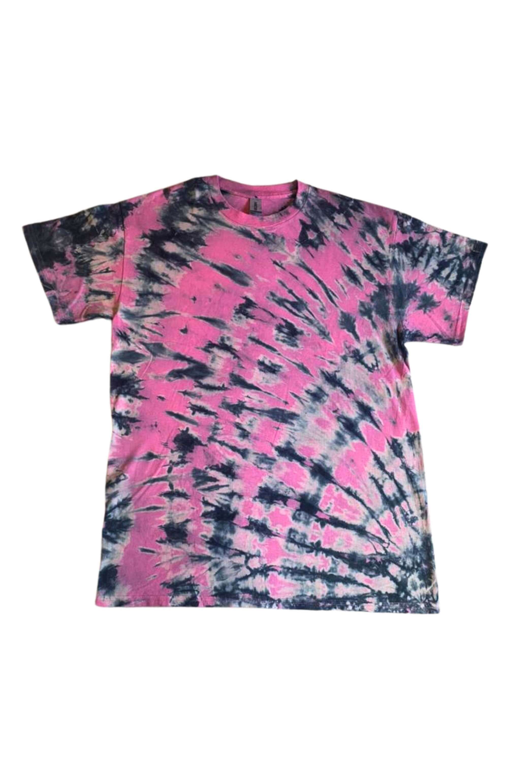Custom Pink Tie Dye T-Shirts For Men & Kids - 100% Cotton, Sizes S To 5XL
