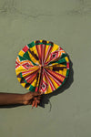 Carnival African Print Folding Fan