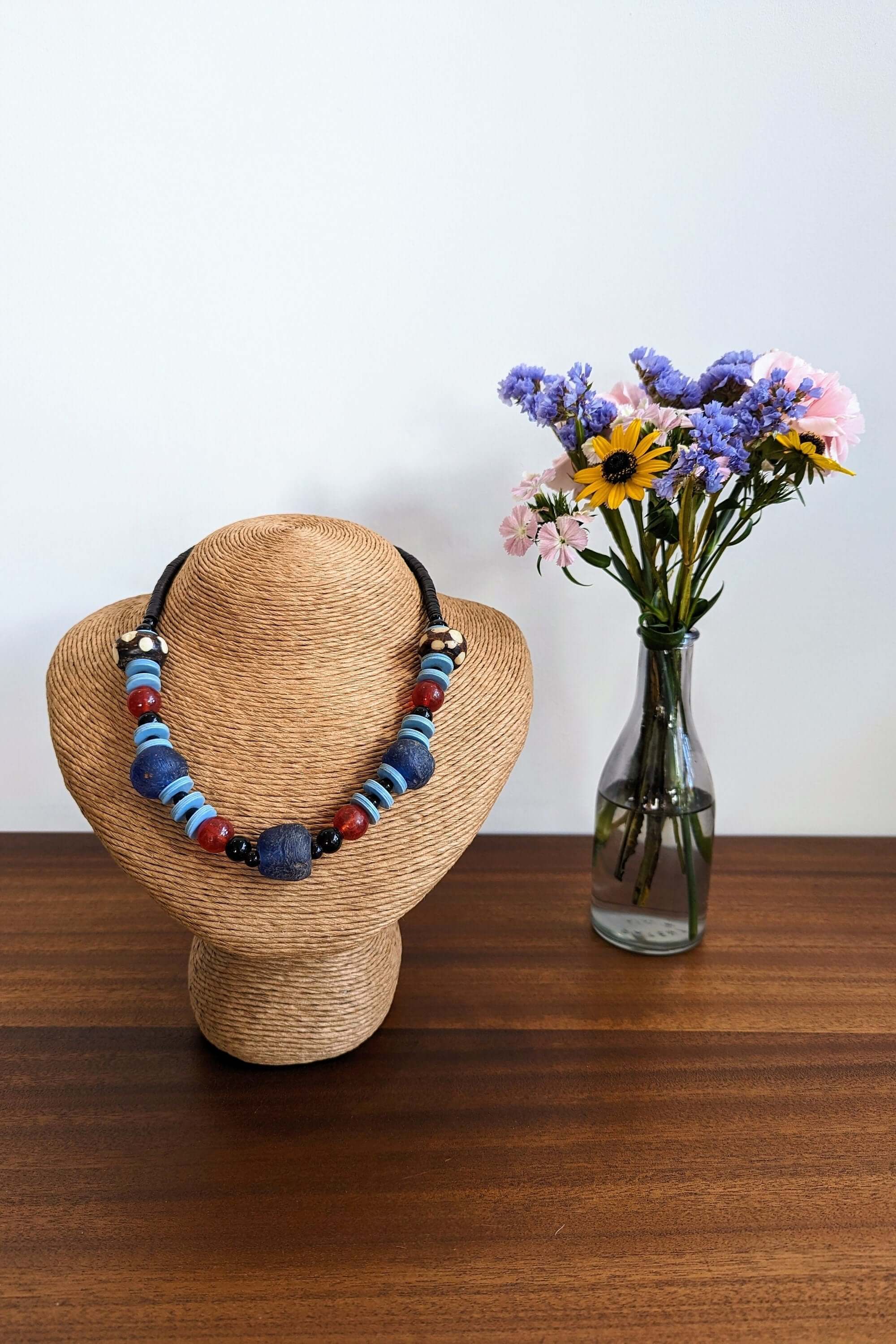 Princess Mbali Beaded African Necklace – Enza Accessories