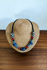 Chunky African Bead Statement Necklace