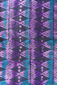 Diamond Purple Batik Fabric