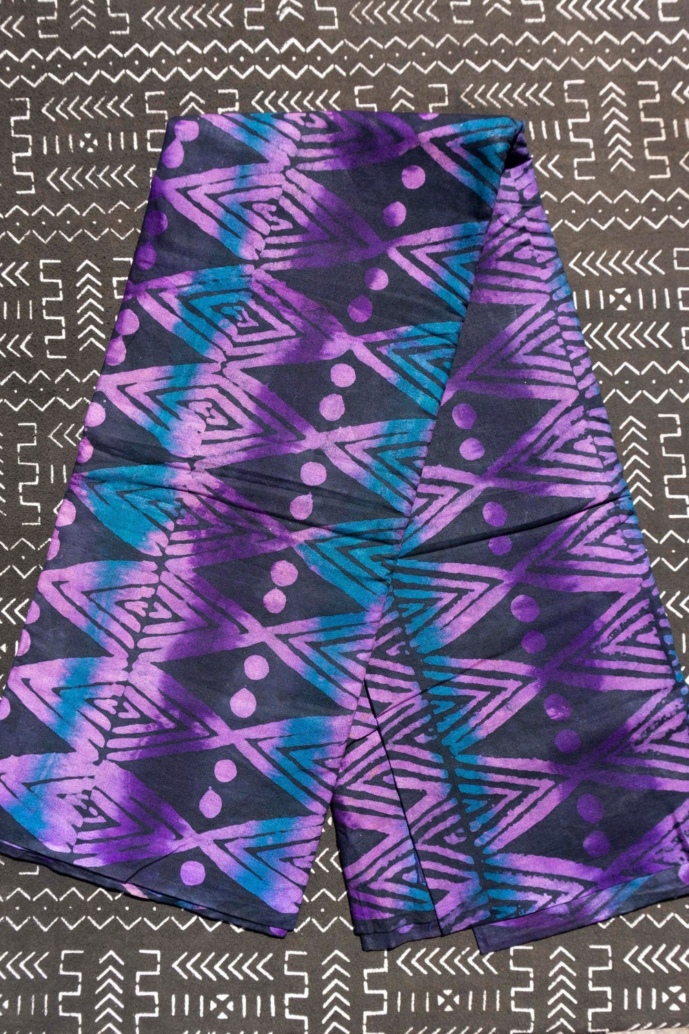 Diamond Purple Batik Fabric