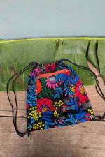 Floral Drawstring bag