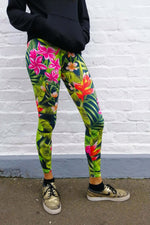 Full Bloom Floral Pattern Leggings