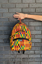 Kente African Print Backpack