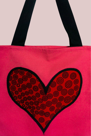 Love Ya Pink Ankara Tote Bag