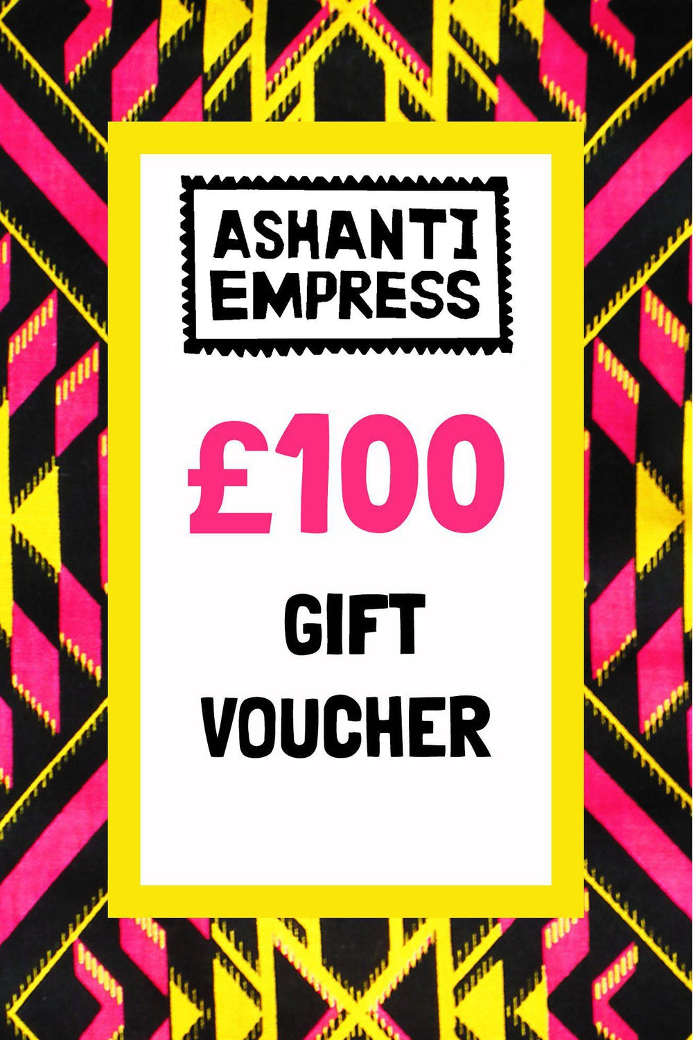 £100 Ashanti Empress Gift Voucher