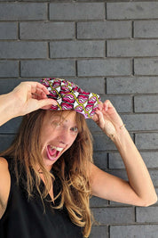 Pink Shelly African Hat