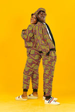Riptide Raver African Print Tracksuit Trousers