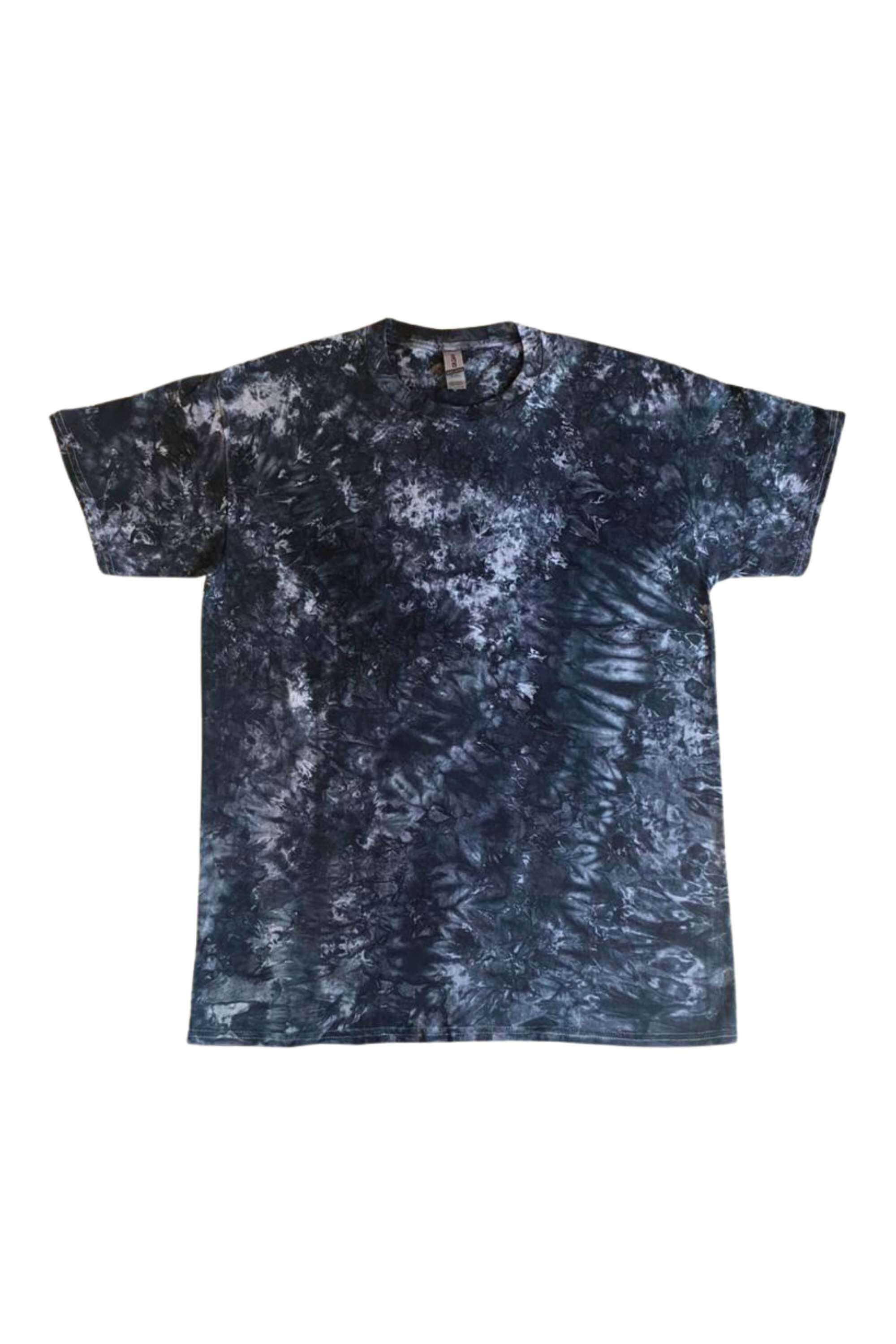 Starry Night Black Tie Dye Cotton T Shirt