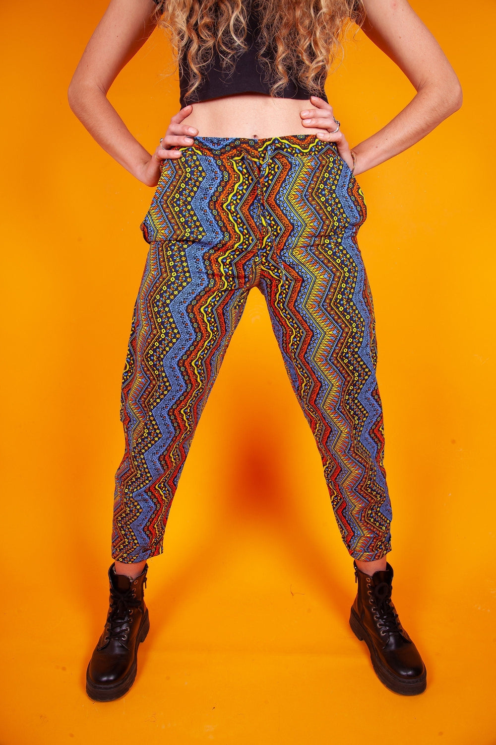 Ziggy Stardust African Print Trousers