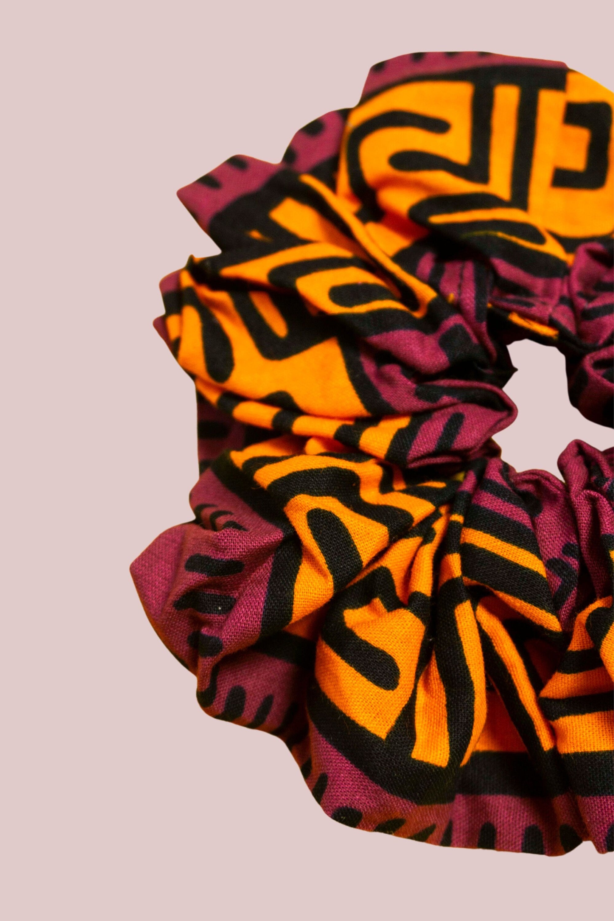 Starburst African Print Scrunchie