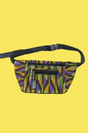 African Print Festival Bumbag, Handmade Fanny Pack, Colourful Cotton Waist Bag, Ethical Gift, Afrocentric Gift Ideas, Festival Bumbag