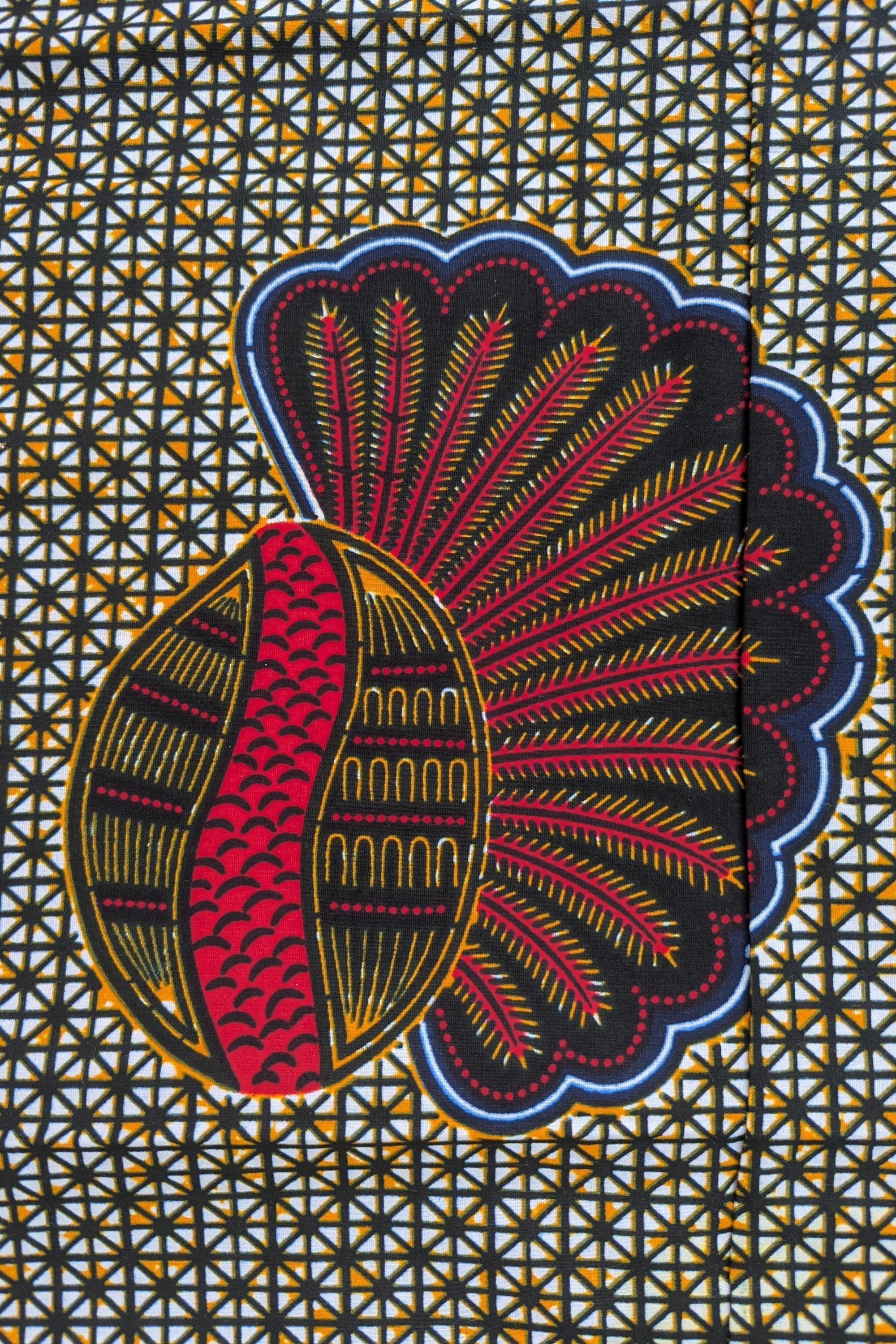 African Fabric By The Yard, Banana Seed Ankara Material, 100% Cotton Wax Print, Cut To Size Textiles, Dressmaking, Sewing & Upholstery